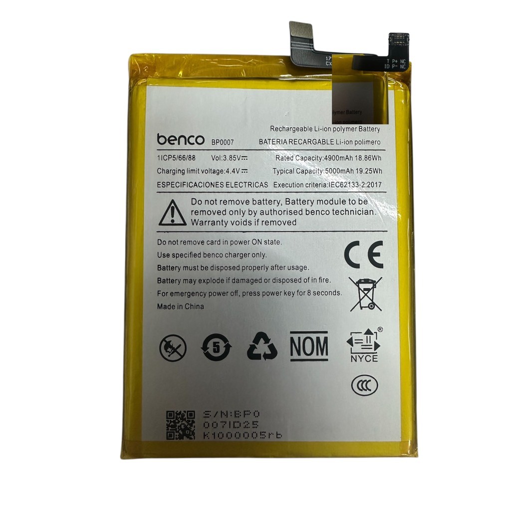 pin benco v91/v91c/v90 plus/BD0007 zin