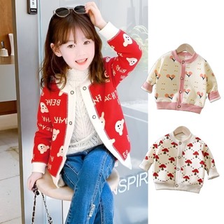 ÁO KhoáC Cardigan MớI Cho Bé GáI, Phong CáCh HàN QuốC, MềM MạI, ThoảI áO áO KhoáT Cho Bé GáI