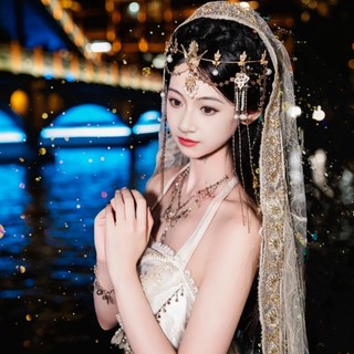 1 băng đô thủ công retro đẹp vương miện tóc
