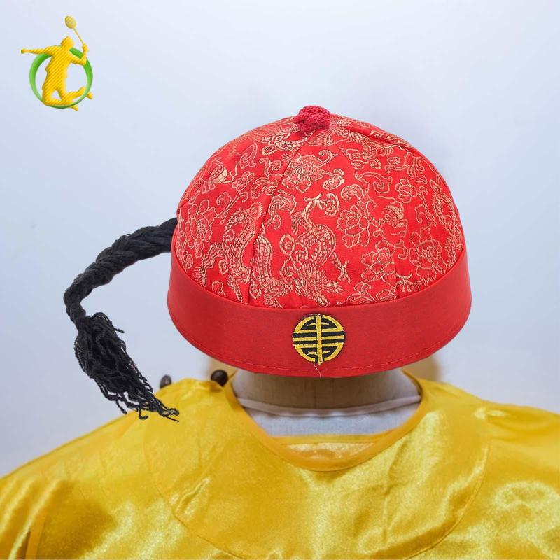 Nón lụa hoàng đế dành cho người lớn, phù hợp cosplay và trình diễn sân khấu