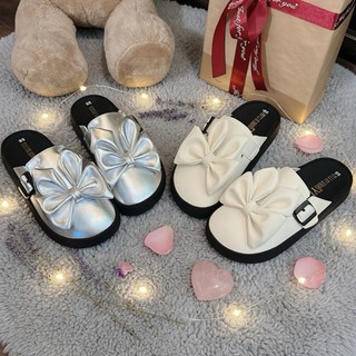 Dép sục Nữ bít mũi Disnack kèm thỏ xinh xắn mũi tròn cao 3cm da mềm nhẹ chân chuẩn size trẻ trung năng động.
