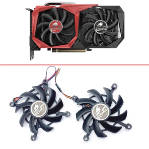 IiiNEW 2 CHIẾC 85MM RTX 2060 2060Super GPU Quạt GTX1650 Dành Cho Nhiều Màu Sắc GeForce GTX 1660 TI 1660 Super Graphics card Quạt Làm Mát * *