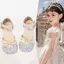 Bé gái Mùa hè Phong cách mới Phong cách Trung Quốc Giày pha lê lấp lánh Đế mềm Baotou