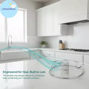 Giá đỡ nồi chảo bằng thép không gỉ Pufangbliss đáy tròn Ra để đảm bảo an toàn tối đa khi nấu ăn VN