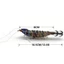 Móc câu cá Egi AWNGD, Mồi câu mực phát sáng dài 10,5cm, Trọng lượng bền 12,6g Thép không gỉ Nước mặn cấp bạch tuộc Mồi câu cá nước mặn