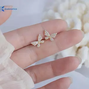 Kudosation Bướm Bông Tai Nữ Tính Cá Tính Kẹp Tai Bông Tai Tích Hợp sel Bông Tai Đẹp