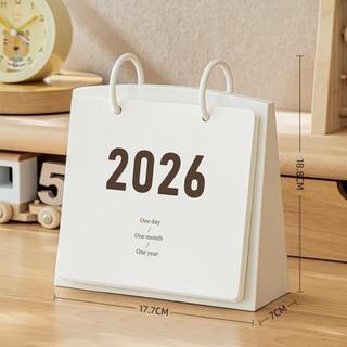 Lịch TUYỆT VỜI 2026, Giấy dày Knickknacks Lịch để bàn, Xuất hiện cao sáng tạo Lịch trình đơn giản Đồ dùng học tập
