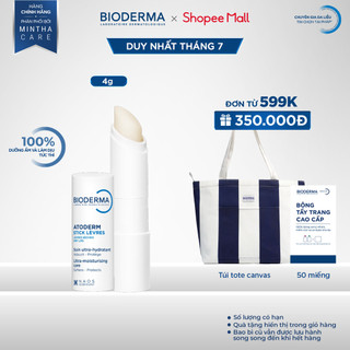 Son dưỡng môi khô nứt nẻ và tổn thương Bioderma Atoderm Stick Levres - 4g