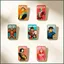 YT4 Bất Khả Chiến Thắng Rudy Robot Hổ Phách Bennett Anime Men Pin Kim Loại Huy Hiệu Vintage Truyện Tranh Huy Hiệu Phụ Kiện