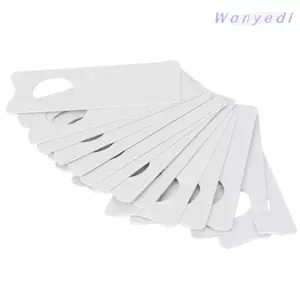 WANYEDI 600 Thẻ thực vật, Nhãn cây màu trắng PVC, Bề mặt mịn màng bền bỉ có thể ghi được Dấu hiệu đánh dấu sân vườn Cây trồng trong chậu, hoa và nhãn cây non