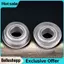 Belleshopp Huairdum Flanged Ball Bearing 10 chiếc Mini Đôi Che Chắn F686ZZ Thép Kim Loại cho Động Cơ Điện 3D Máy In Quadcopter