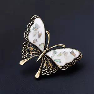 Thổ Cẩm Bướm Nữ Côn Trùng Series Corsage Trang Sức Cá Tính Nhỏ Tươi Tinh Tế Người Phụ Nữ Trâm Cài Tất Cả Trận Đấu Trâm Cài Thanh Lịch [Mina]