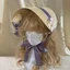 Mũ Rơm Đơn Giản Mùa Hè Nơ Ngọt Ngào Chống Nắng Hoa Pháp Mũ lolita Mũ Phẳng lolita