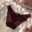Quần Đùi Ren WEETW, Quần Lót Tam Giác Eo Thấp Lưới, Đồ Lót Thoải Mái Rỗng Ruffle Edge Quần Lót Nữ Mặc Hàng Ngày