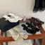 TT Sang Trọng Dây Đeo Chữ Thập Mở Mũi Lật Giày Nữ Mùa Hè Phù Hợp Với Mũi Vuông Dày Gót Dép Slipp