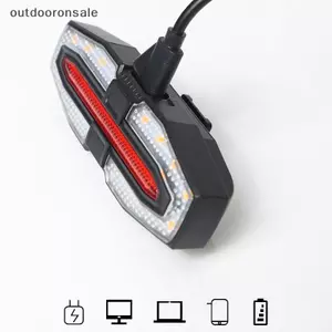 Đèn báo rẽ xe đạp có thể sạc lại USB có điều khiển từ xa. FSI