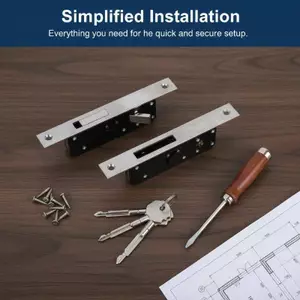 GE Móc Cửa Trượt Lo Chốt Cửa Sổ Nhôm Hiệu Suất Cao Có Chìa Khóa Cho Cổng Gỗ Kho Bảo Vệ Sàn VN