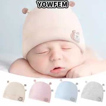 Mũ Cotton YOWFEM, Mũ Trùm Đầu Gấu Hoạt Hình Beanies Chống Gió Chống Lạnh Mùa Đông Mũ Thu Đông, Mũ Sơ Sinh Dày Mũ Chui Đầu Mũ Ấm Áp Mũ Trẻ Em Mũ Trẻ Em Ngoài Trời
