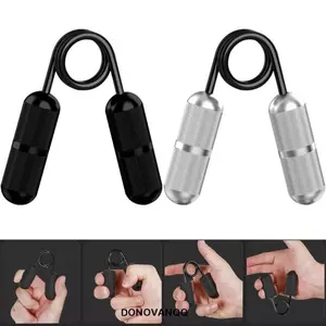 DONOVANQQ Grip Strength Trainer, Hợp kim nhôm Trọng lượng nhẹ Thiết bị cường độ ngón tay, Hiệu quả cường độ cao Chống trượt Kim loại chắc chắn Huấn luyện cánh tay