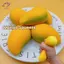 HFTOY Đồ chơi giảm căng thẳng Quả bóng xoài thực tế Siêu chậm Đàn áp Fidget Bơ Đồ chơi giảm lo âu cho văn phòng ~