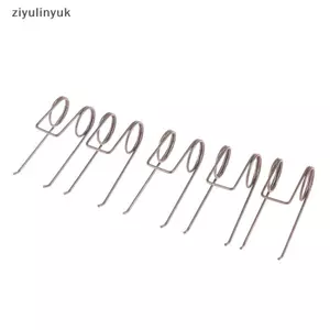 Ziyulinyuk 5 Chiếc Lò Xo Xoắn Đôi 0.9 * 11MM Thép Không Gỉ Mạnh Điện Dây Vũ Nữ Thoát Y Phần Cứng Lò Xo VN