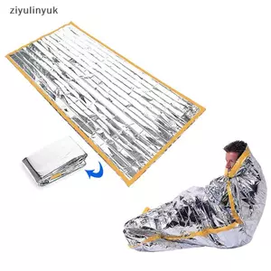 Ziyulinyuk Mới Di Động Chống Thấm Nước Khẩn Cấp Sinh Tồn Túi Ngủ Cắm Trại Ngoài Trời Thiết Bị Nhiệt Sa Sơ Cứu Cứu Bộ nket VN