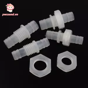 PWSEND 5 Đầu Nối Thẳng 3 ~ 8mm PP Chùa Khớp Phụ Kiện Ống