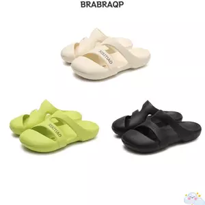 Dép nữ BRARAA, Dép nam mùa hè EVA chống trượt, Dép đi trong nhà thoáng khí thông thường chống va chạm hợp thời trang cho các hoạt động ngoài trời