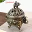 Lư Hương Voi Lư Hương Kim Loại Sen Lư Hương Bát Đựng Hương Có Tay Cầm Thiền Yoga Trang Trí Nhà Phong Cách Cổ Đại