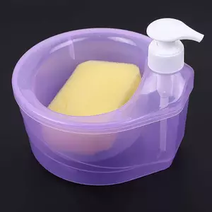 Ziyulinyuk Hộp Đựng Xà Phòng Và Giá Đỡ Máy Chà Hộp Đựng Nước Rửa Bát Đa Năng 1000ml Hướng Dẫn Sử Dụng Bồn Rửa Bát Rửa Xà Phòng Hộp Đựng Cho Cafe VN