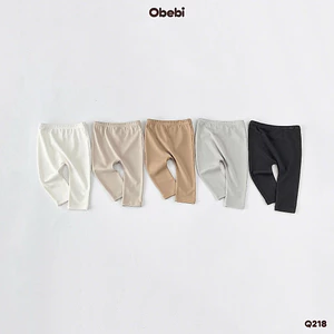 Quần Legging Liền Đũng Obebi Phong Cách Hàn Cho Bé Trai Bé Gái từ 5kg - 16kg Q218