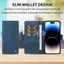 YJD Ốp Lưng Cho Xiaomi 17T Pro Da Cao Cấp Cảm Giác Da Bên Khóa Khe Cắm Thẻ Chống Rơi Vỏ Điện Thoại