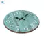 Đồng hồ treo tường - Đồng hồ treo tường màu xanh lá cây Teal hoạt động bằng pin Im lặng Chống dính - Đồng hồ ngọc lam Trang trí cho sân hiên Dễ sử dụng 25cmx25cm