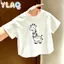 Đèn Hươu Cao Cổ Trẻ Em Áo Sơ Mi Tay Ngắn Mùa Hè Tee Cho Bé Trai Bé Gái Trẻ Em Quần Áo Thường Ngày