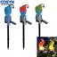 <cosyh>Elegant Resin Solar Light for Garden Parrot Animal Lawn Ornament Waterproof Lamp