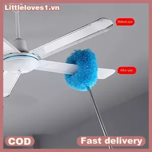 Littleloves1 Quạt Trần Microfiber Kéo Dài Lên Đến 80cm Tay Cầm Dài Bụi Loing Có Thể Tái Sử Dụng Bàn Chải Bụi Cho Gia Đình Dễ Dàng Vệ Sinh VN