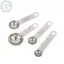 PUSKY 1 / 4 Thìa Đo Bằng Thép Không Gỉ Có Thước Đo Cân Thìa Đánh Trứng Thìa Nhà Bếp Cà Phê Nướng Dụng Cụ Đo VN