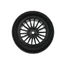 4 Bánh Xe Lốp Cao Su Cho SG1603 SG1604 SG1605 UD1601 UD1602 UD1603 UD1604 1 / 16 RC Xe Nâng Cấp Phần