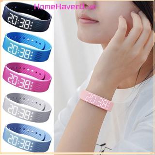 Đồng hồ báo thức HOMEHAVEN, Vòng tay báo thức chống ngáy kỹ thuật số LED, Chống nước đa chức năng với máy đếm bước chạy Báo động rung có thể điều chỉnh cho học sinh