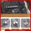 100 Bạc Đồng Tròn Nón Đinh Tán Đinh Tán Điểm DIY Rock Punk 8mm