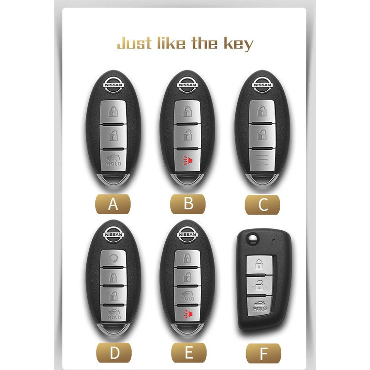 Da Thông Minh Chìa Khóa Ô Tô Bao Móc Khóa Túi FOB Bảo Vệ Cho Xe Nissan Almera Lá March Juke X-Trail Kicks Tiida Pathfinder Terra Patrol Note Livina GTR Vỏ Giá Đỡ Từ Xa