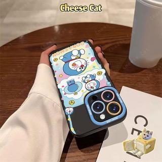 Ốp điện thoại mèo yêu tinh màu xanh dễ thương cho iPhone 17 Pro 16 15 17 14 Plus 13 12 11 Pro Max Xs Max XR 7 8 Plus