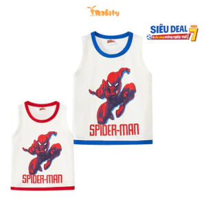 Áo thun sát nách Spiderman bé trai Rabity 505.901