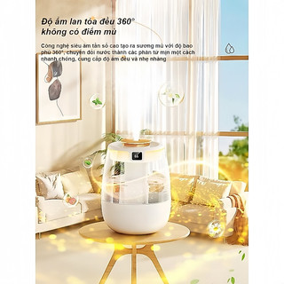 [Đời mới nhất] Máy phun sương tạo ẩm chính hãng  màng lọc ion phun sương nano cấp ẩm dưỡng da