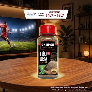 Tiêu Đen Xay Đắk Lắk Chin-Su Hũ X 60Gr