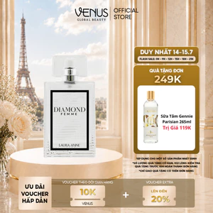 Nước Hoa Nữ Diamond Femme White hương sang trọng, tươi mát 45ml