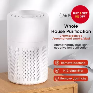 Máy lọc không khí để bàn Mini mới với bộ HEPA, hương thơm và công nghệ Ion âm. Máy lọc không khí để bàn Mini mới có bộ lọc HEPA, không khí sạch và hương thơm Ion âm.