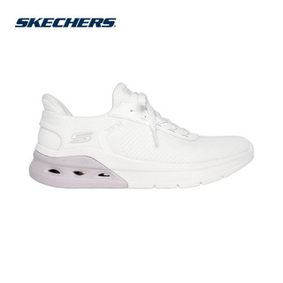 Giày Thể Thao Nữ Skechers Slip-ins BOBS Sport Arc Waves 2.0 Now It Thường Ngày-117638-OFWT Memory Foam