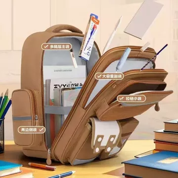 Capibara Giảm Gánh Nặng Học Sinh Tiểu Học Schoolbag 136 Lớp Lớn Capybara Ba Lô Ba Lô Ba Lô Ba Lô Ba Lô Ba Lô