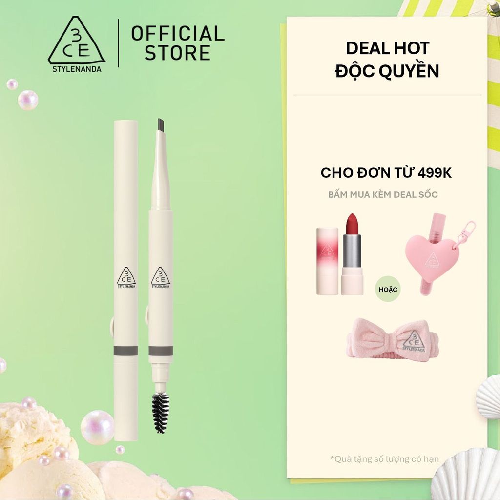 Bút Kẻ Mày Thiết Kế Dễ Sử Dụng 3CE Easy Brow ​Designing Pencil